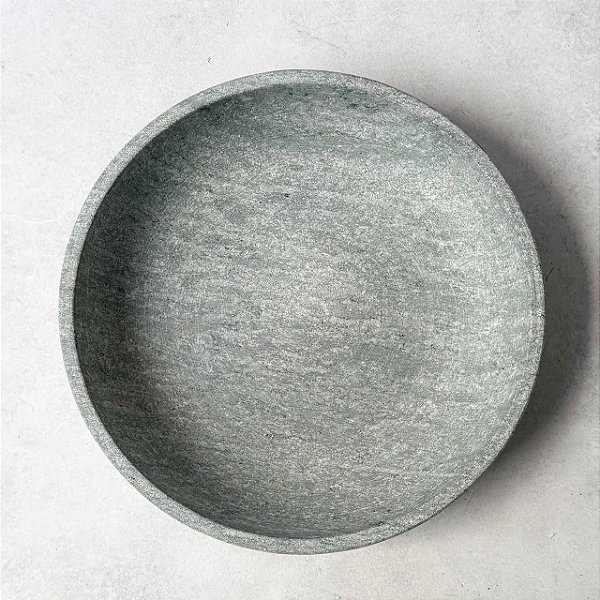 Prato de Pedra Sabão com Borda - 23cm