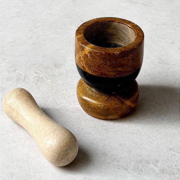 Mini Pilão de Pedra Sabão - 7cm