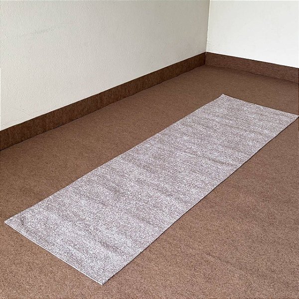 Passadeira Emborrachada 2m x 65cm -  Marrom Mescla