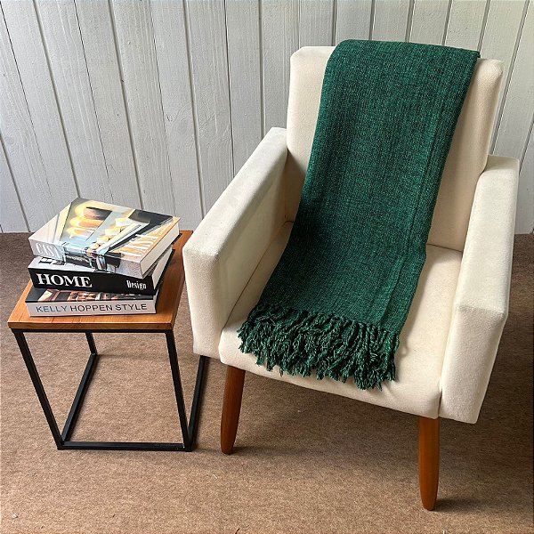 Manta G Verde com mescla Preto - 2,2m x 2,6m