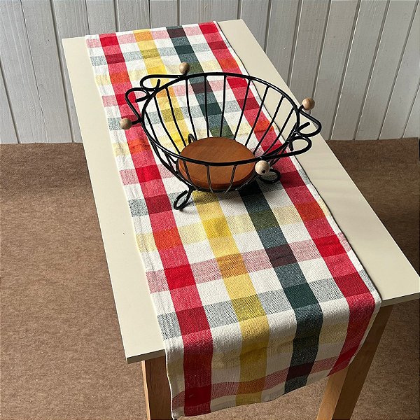 Trilho de mesa 1,5m - Xadrez Color