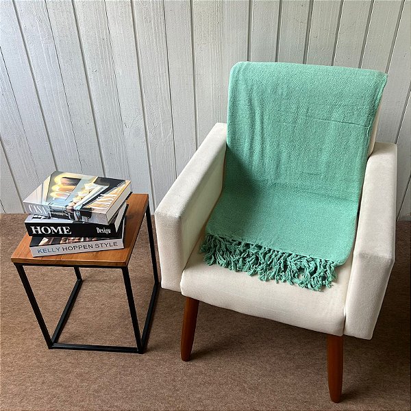 Manta M Verde Tiffany - 1,80m x 2,40m