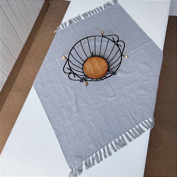 Toalha de Mesa 80cm x 80cm - Cinza
