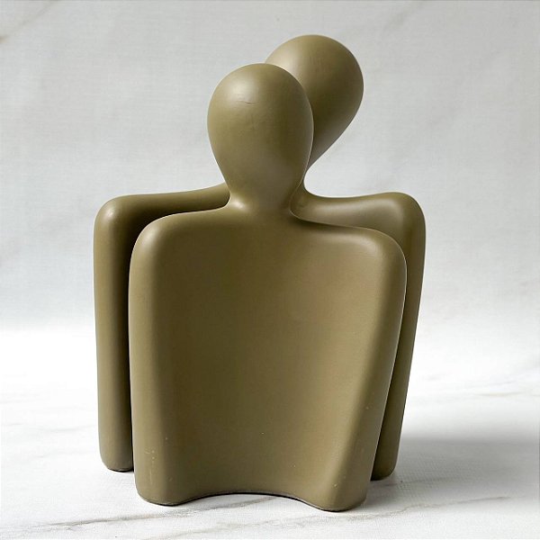 Casal em Cerâmica - Verde Oliva