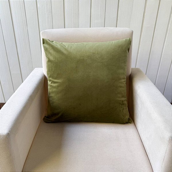 Capa de almofada Suede  - Verde Pistache
