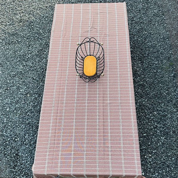Toalha de Mesa 3m x 1,5m - Caramelo e Cru