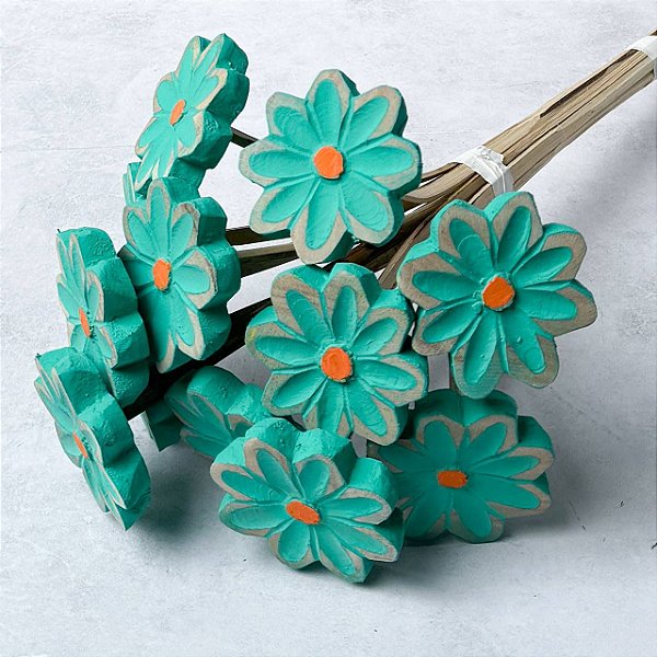 Buquê de Flores de Madeira - Tiffany