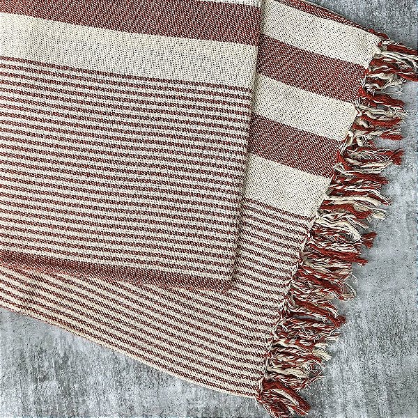 Manta G Listras Terracota - 2,20m x 2,60m