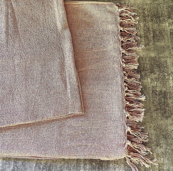 Manta G Rosa Mescla  - 2,20m x 2,60m