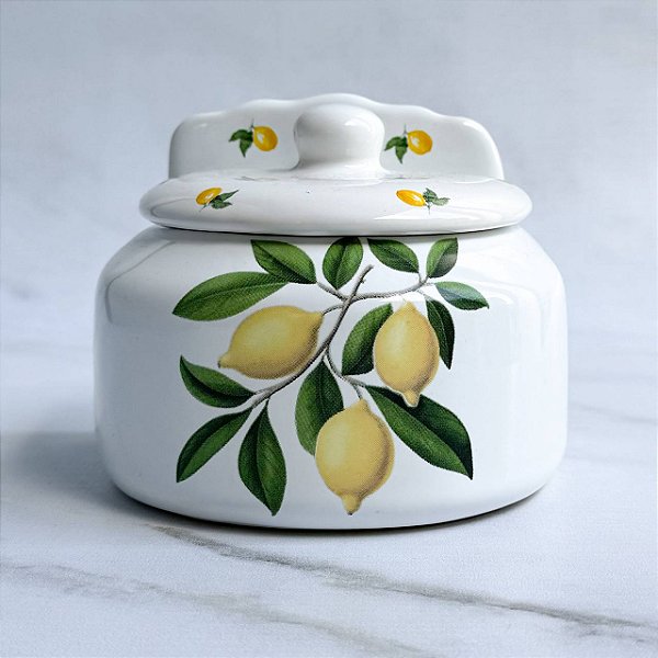 Saleiro de Cerâmica - Limão Siciliano