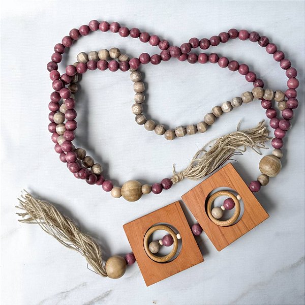 Colar de Mesa Nude & Roxo Claro - 1.6m