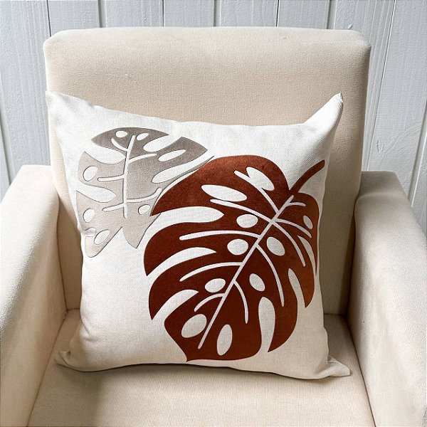 Capa de almofada Linhão - Dupla Costela de Adão