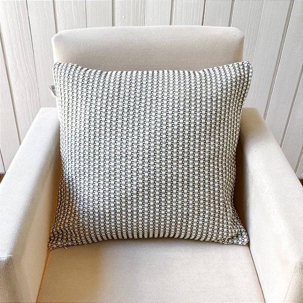 Capa de almofada Colmeia Verde - 45cm x 45cm