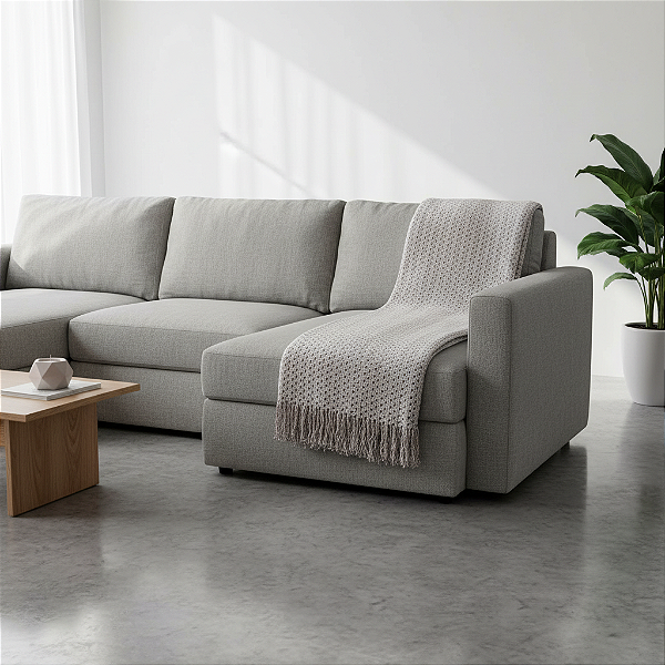 Manta Macramê - Bege