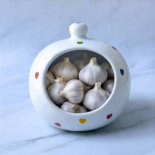 Porta Alho de Cerâmica