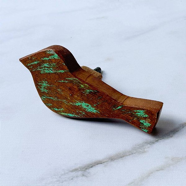 Gancho de Madeira - pássaro