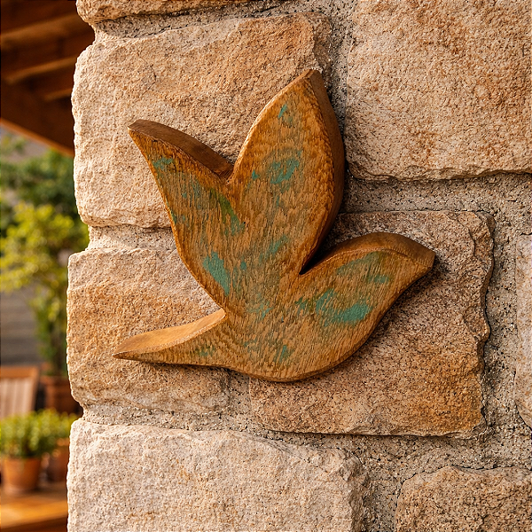 Pássaro de Madeira para pendurar