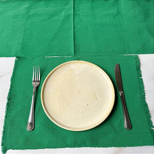 Jogo americano 7 peças - Verde Bandeira