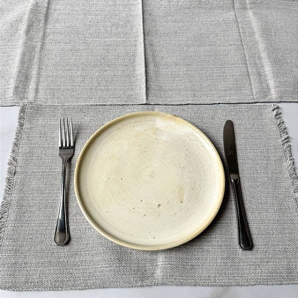 Jogo americano 7 peças - Cinza