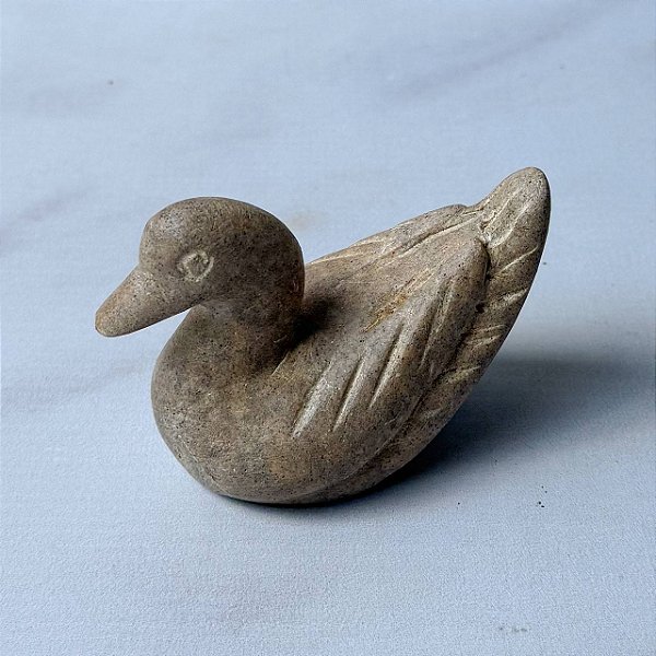 Pato em Pedra Sabão