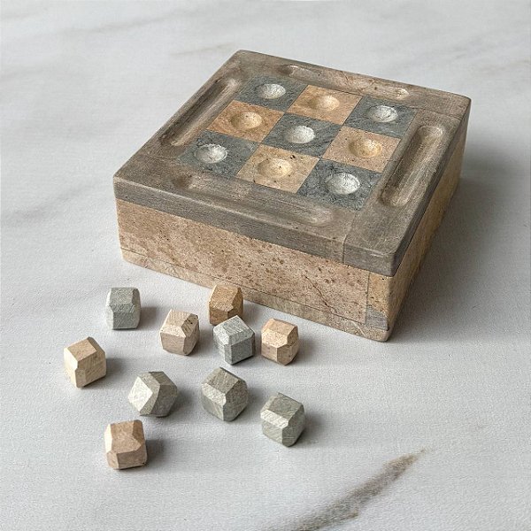 Jogo da Velha em Pedra Sabão