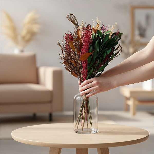 Buquê de Flores Desidratadas