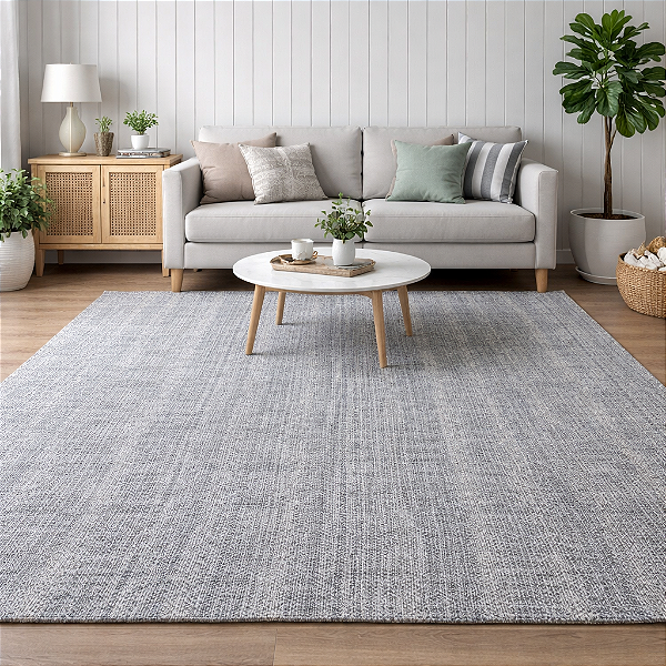 Tapete Sala 2m x 2,5m - Cinza Azulado