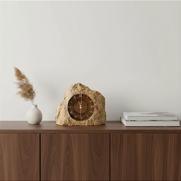 Relógio de Pedra Sabão