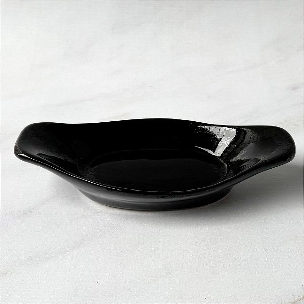 Porta Mamão de Cerâmica - Preto