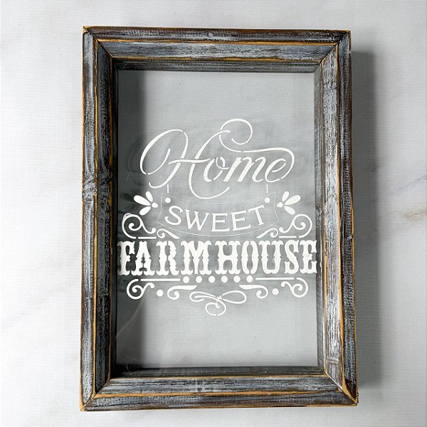 Quadro Decorativo "Home Sweet Farmhouse"