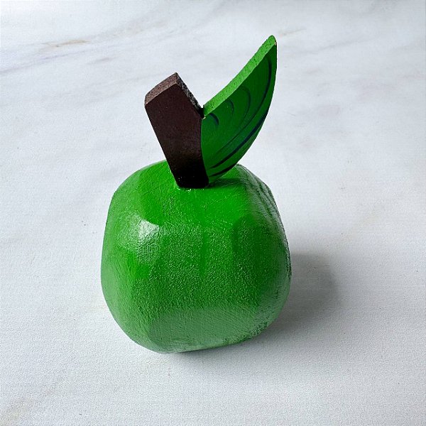 Fruta de Madeira - Maçã Verde