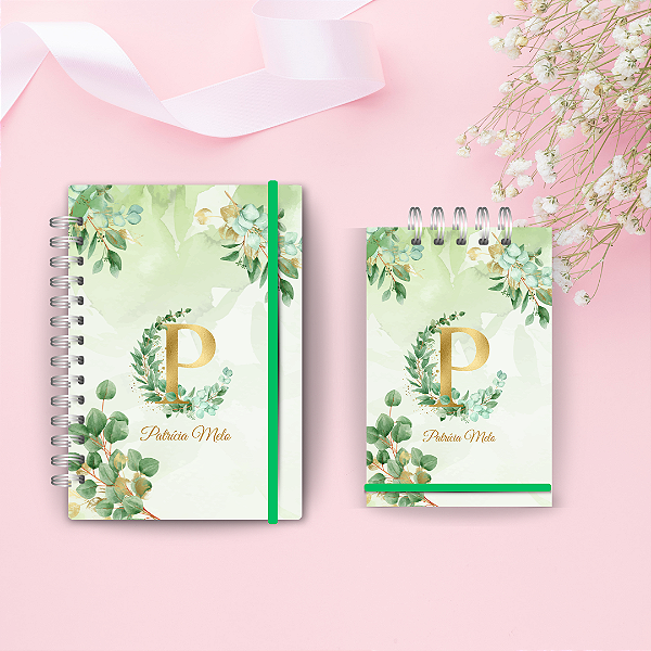 Kit Caderno e Bloco de Anotações