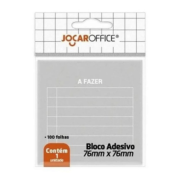 Bloco Adesivo Tipo Post It Check List Jocar Office 100 Fls