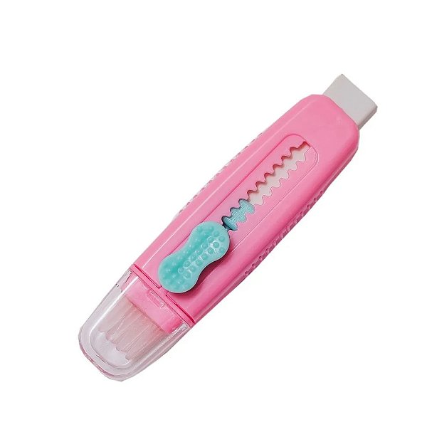Borracha Escolar Retratil Cis Sweep C/vassourinha Tom Pastel