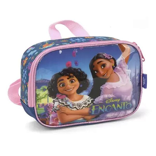 Lancheira Térmica Escolar Encanto Disney Merendeira Infantil