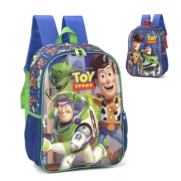 Mochila de Costa Escolar Disney Toy Story Infantil Masculina