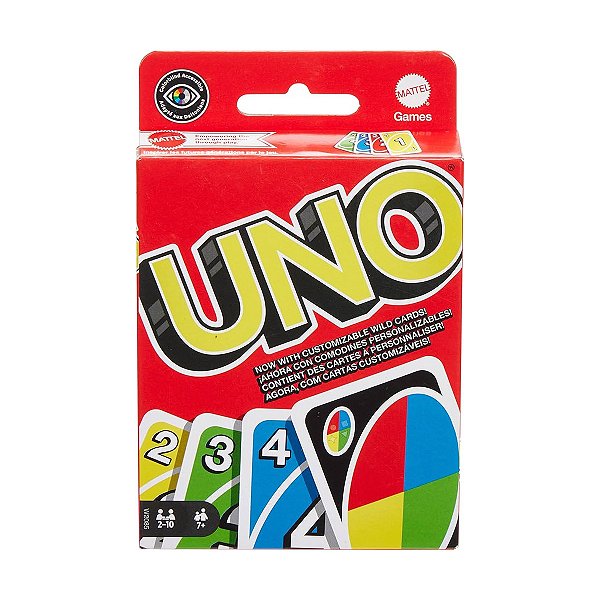 Jogo de Cartas Uno Original 112 Cartas Mattel