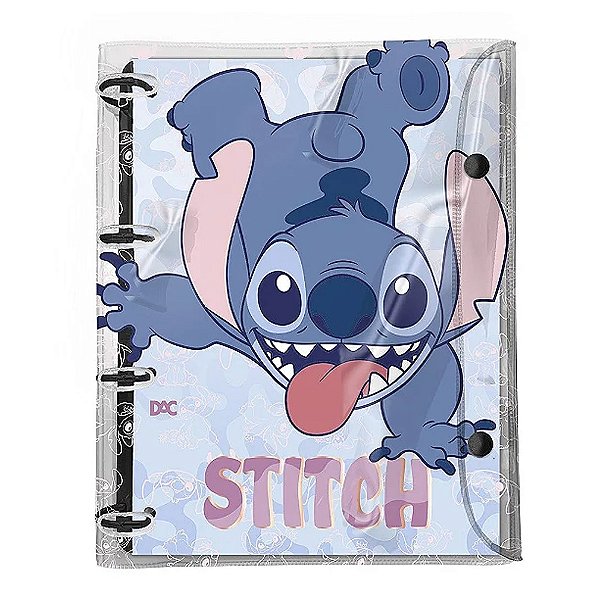 Fichário Escolar Argolado Lilo & Stitch Universitário Dac
