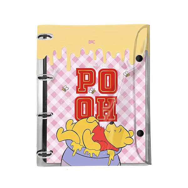 Fichário Escolar Argolado Pooh Dac