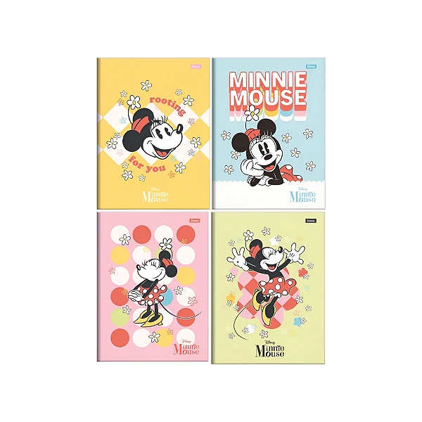 Caderno Brochura Minnie Mouse Disney 80 Fls Foroni