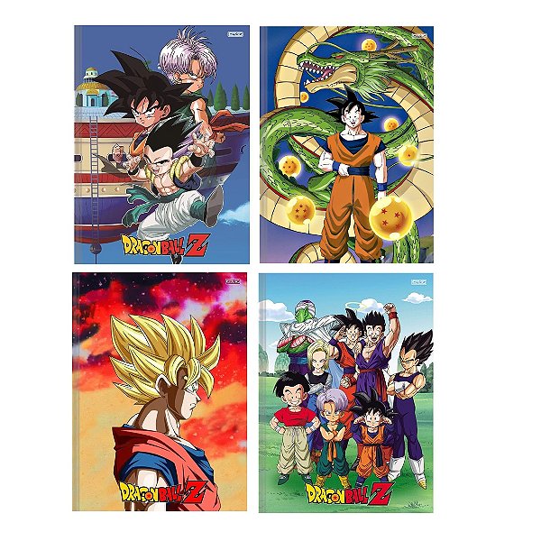 Caderno de Bilhete São Domingos DragonBallZ 1/4 Pequeno Sortido
