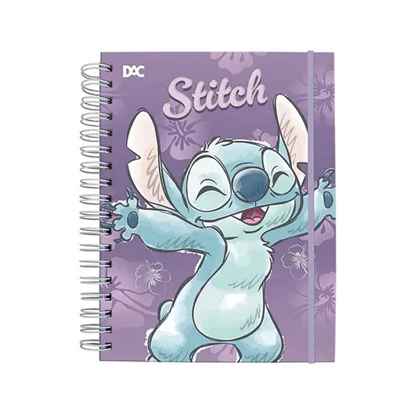 Caderno Inteligente Smart Universitário Stitch Disney 10 Mat Removível 90g