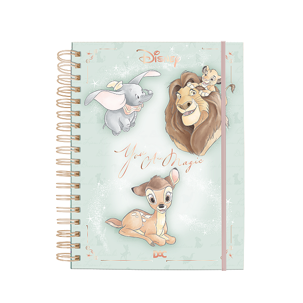 Caderno Smart Universitário Disney Clássicos 10 Mat Removível 90g