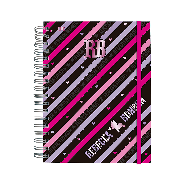 Caderno Smart Universitário Rebecca Bonbon 15 Mat Removível 140 Folhas 90g