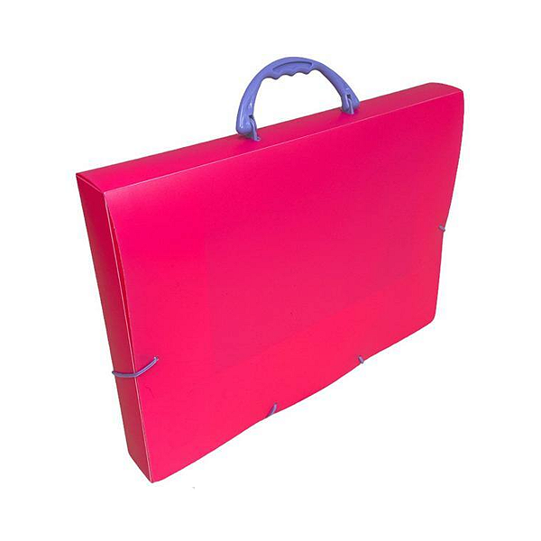 Pasta Maleta Oficio Full Color Pink Dello