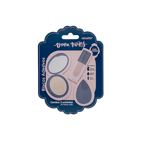 Bloco Adesivo Bruna Tavares 60 Folhas LeoArte