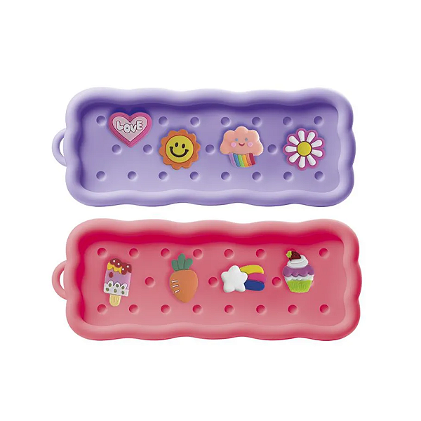 Estojo Escolar Holic Picky 4 Pins Tris