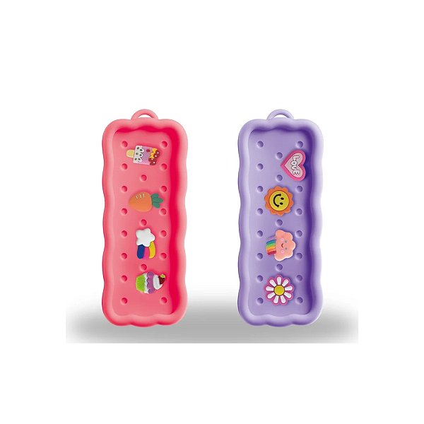 Estojo Escolar Holic Picky 4 Pins Tris