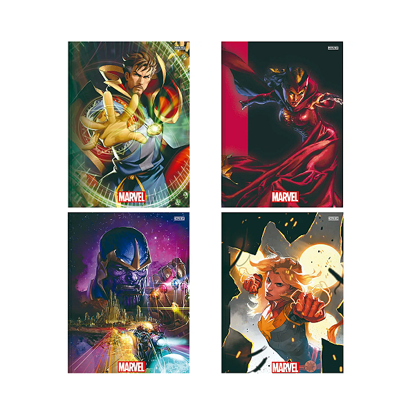 Caderno Brochura Marvel São Domingos