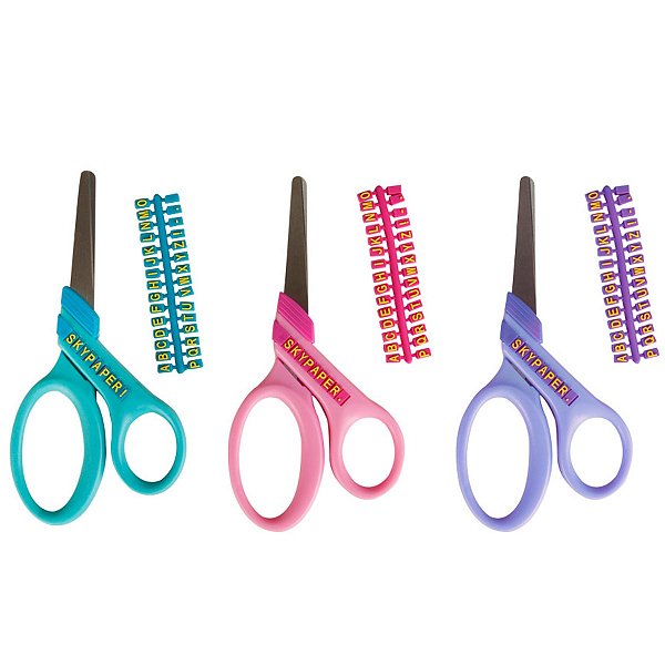 Tesoura Escolar Nome Alfabeto Skypaper